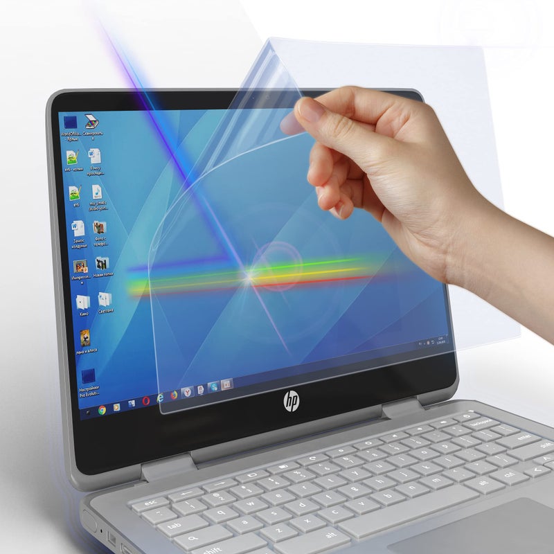 EZ-Pro Screen Protector Premium Anti Blue Light and Anti Glare Screen Protector (2 Pack) for 20 inches (Measured Diagonally) Monitor. Screen Protector Size is 17.4" Width x 9.8" Height. Easy and Bubble Free Installation - Image 2